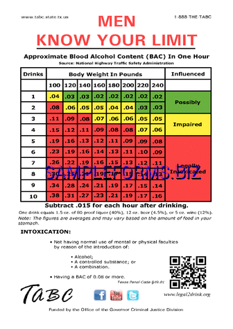 BAC Chart 1 pdf free