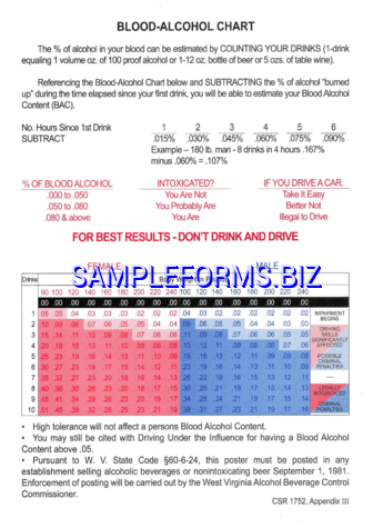 BAC Chart 2 pdf free